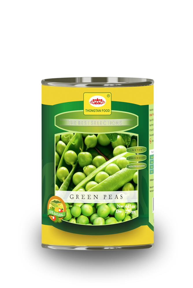Green peas in can 15 Oz
