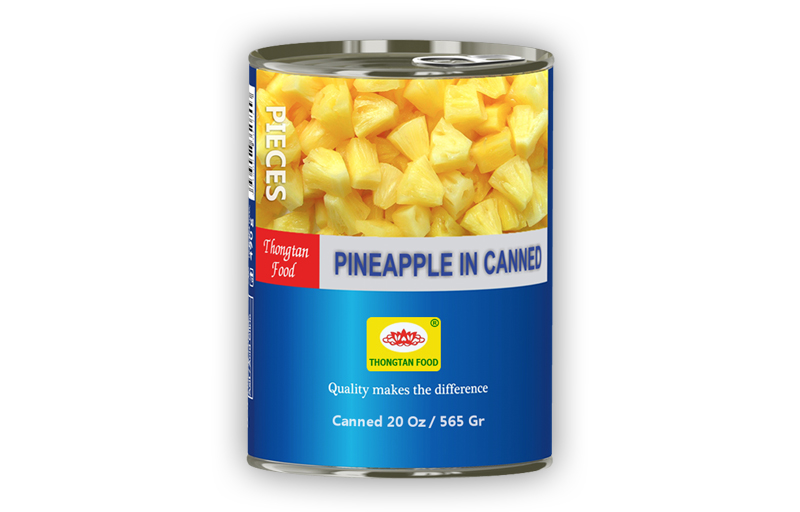 Pineapple pieces in can 20 Oz