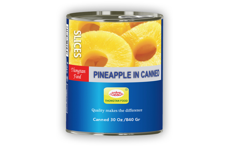 Pineapple slices in can 30 Oz