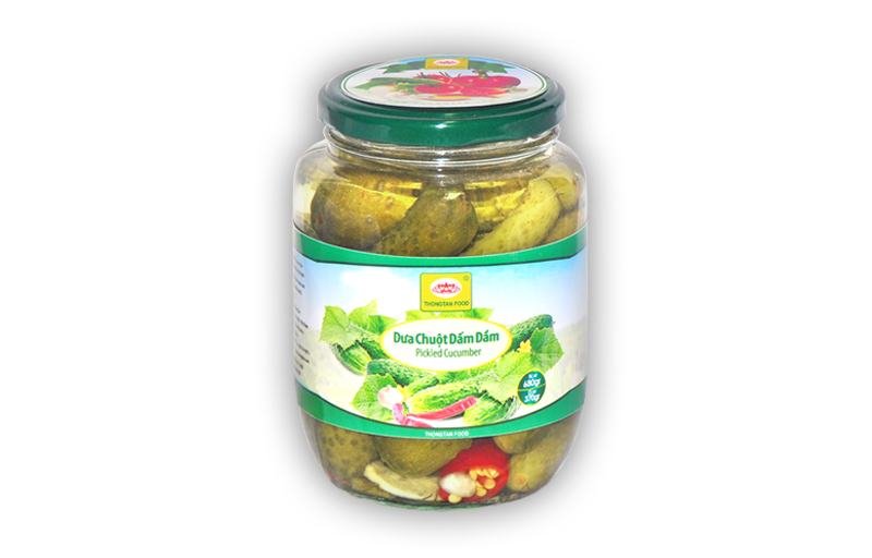 Pickled cucumber in jar 540ml